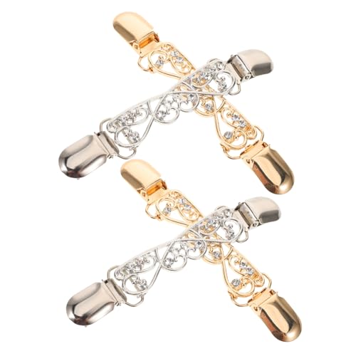 SOIMISS 4stücke Pullover-clips Aus Legierung Strickjacken-clip Vintage-schal-clips Schalringe-clip Für Damen Schalnadel Strickjackennadel Schal-clip Schalkragen-clips von SOIMISS