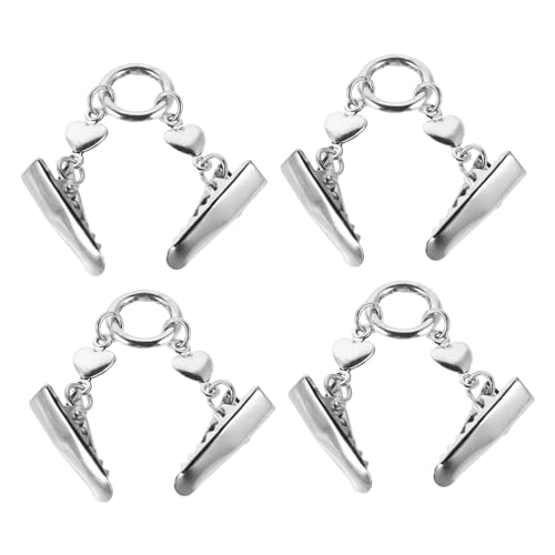 SOIMISS 4 Stück Vintage Sweater Clips Langlebiger Legierung Vielseitige Cardigan und Schalhalter für Damen Einfach zu Befestigen Kompakt und Reisefreundlich für Alltag und Büro von SOIMISS