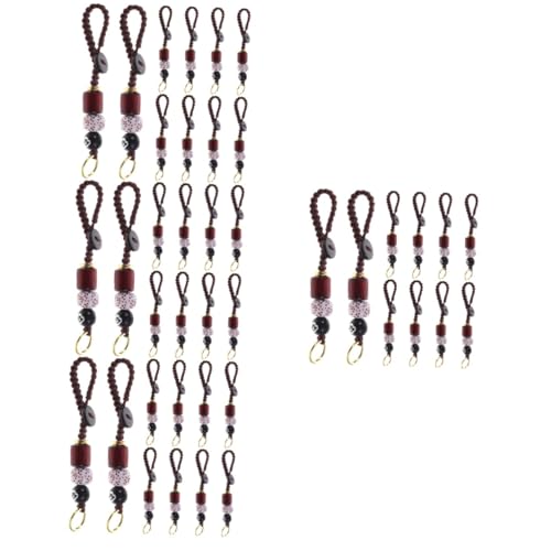 SOIMISS 40stücke Bodhi Perlen Schlüsselanhänger Teiliges Handgefertigter Dekorations- Für Taschen Und Rucksäcke Multifunktionale Schlüssel Und Bag-Ornamente Leicht Und Praktisch von SOIMISS