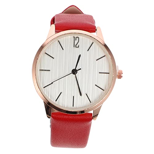 SOIMISS 4stücke Damen Armbanduhr Mit Verstellbarem Lederarmband Elegante Quarzuhr Für Frauen Modische Freizeit-Uhr Für Schule Und Büro Stilvolles Design Leicht Und Bequem SOIMISS 4stücke Damen Armbanduhr Mit Verstellbarem Lederarmband Elegante Quarzuhr Für Frauen Modische Freizeit-Uhr Für Schule Und Büro Stilvolles Design Leicht Und Bequem von SOIMISS