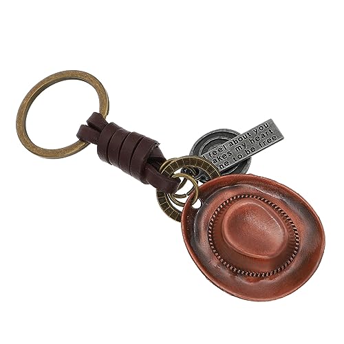 SOIMISS 5stücke Hut Schlüsselanhänger Aus Metall Vintage Design Robuster Schlüsselhalter Für Taschen Und Rucksäcke Kreatives Für -Fans Antik von SOIMISS