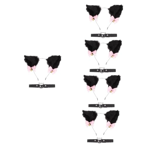 SOIMISS 5sätze Decorative Cat Ear Headband Mit Choker Und Glocke Für Cosplay Halloween Und Kostümpartys Teiliges Einzigartigem Design von SOIMISS