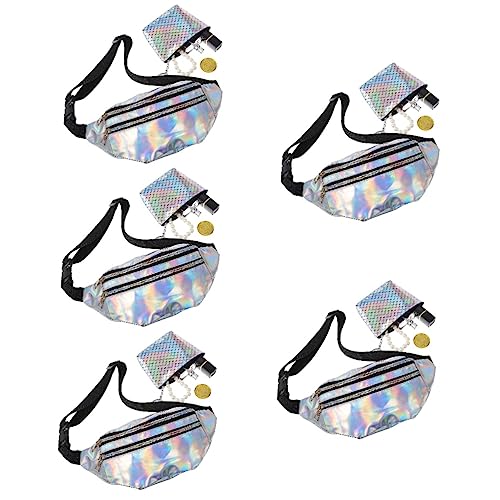 SOIMISS 5sätze Verstellbare Damen Bauchtasche Mit Kleinem Geldbeutel wasserdichte Schicke Umhängetasche Für Outdoor-aktivitäten Festivals Und Reisen Für Jogging Wandern Und Radfahren von SOIMISS