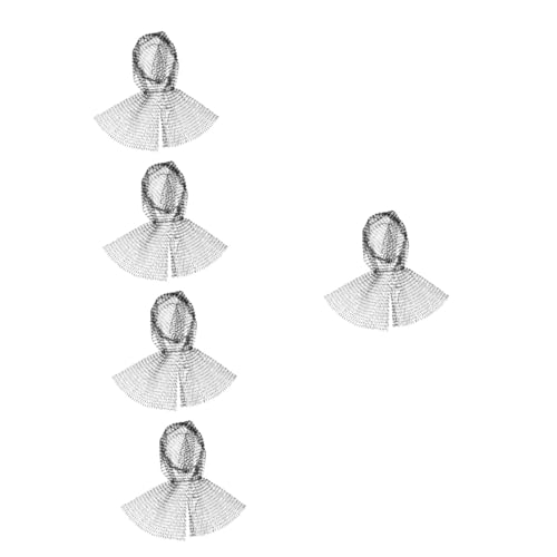 SOIMISS 5stücke Mesh Haarschal Mit Strass Für Frauen Atmungsaktives Kopftuch Elastisches Design Für Mode-events Partys Und Alltag Leicht Bequem Und Vielseitig Kombinierbar von SOIMISS