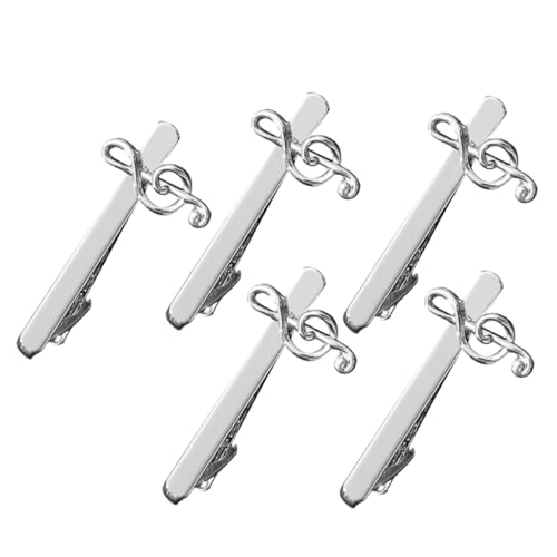 SOIMISS 5stücke Krawattenklammern Für Männer Aus Metall Mit Musiknoten Modisch Für Hemden Für Business Bankette Und Hochzeiten von SOIMISS