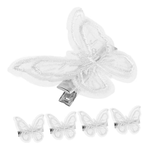SOIMISS 5 Stück Schmetterlings Haarspangen aus Spitze Haarnadeln für Mädchen Haar Accessoires für Besondere Anlässe Süßes Design für Hochzeiten und Partys von SOIMISS