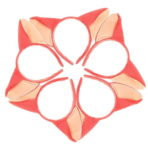 SOIMISS 5 Stück Teiliges Fuchsohren Haarband aus Hochwertigem Bequemes Langlebiges Kopfschmuck für Kostümpartys Karneval Weihnachten und Cosplay Modisches Accessoire für Damen und Mädchen von SOIMISS