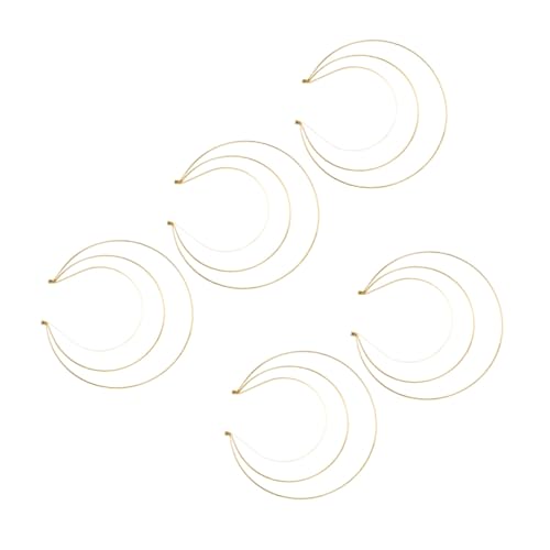 SOIMISS 5 Stück Teiliges Goddess Krone Haarschmuck aus Stabilem Dreilagiges Metall Haarreif für Damen und Mädchen Braut und Hochzeits Accessoire Vielseitig für Partys und Prom Geeignet von SOIMISS