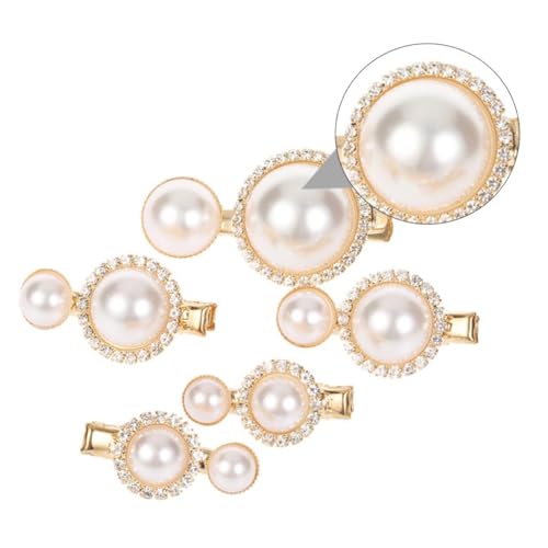 SOIMISS 5 Stück Teiliges Vintage Haarschmuck Kleine Perlen Haarnadeln Eleganter Kopfschmuck für Damen Leicht und Wiederverwendbar Passend für Hochzeit und Alltag von SOIMISS