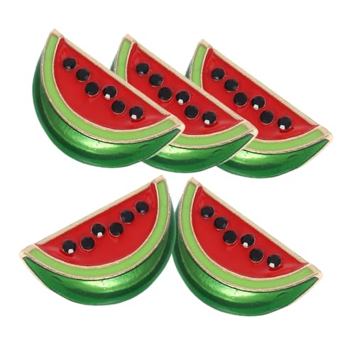 SOIMISS 5 Stück Teiliges Wassermelonen Brosche Pin Cartoon Anstecknadeln für Frauen Dekorative Clips für Schals Jacken und Kleidung für Partys und Besondere Anlässe SOIMISS 5 Stück Teiliges Wassermelonen Brosche Pin Cartoon Anstecknadeln für Frauen Dekorative Clips für Schals Jacken und Kleidung für Partys und Besondere Anlässe von SOIMISS