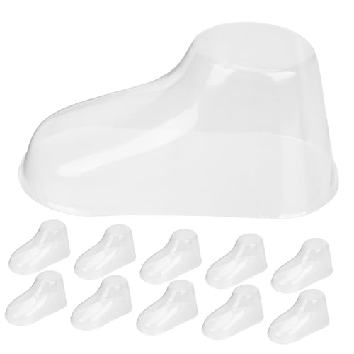 SOIMISS 50 Paare Kunststoff Schuhspanner Babyschuh Display Ständer Transparent Schuhe Form Schuheinlage für Lauflernschuhe Krabbelschuhe Schuhformhalter Langlebig und Praktisch von SOIMISS