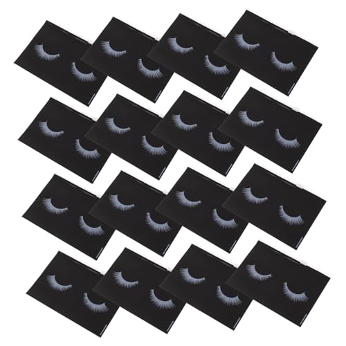 SOIMISS 50 Stück Kosmetiktasche mit Wimpern Motiv Tragbare Reise kulturbeutel aus Robustem Eva Material Reißverschluss Make up Aufbewahrungstasche für Damen Kompakt und Leicht von SOIMISS