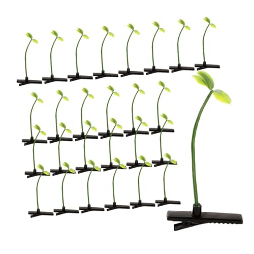 SOIMISS 50 Stück Teiliges Grüne Pflanzen Haarspangen mit Robustem Federverschluss Vierblättriges Kleeblatt Design Langlebige und Kunststoff Haarnadeln für Mädchen und Frauen Party und von SOIMISS