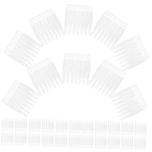 SOIMISS 50stücke Wig Net Clips Aus Kunststoff Praktische Haarspangen Für Perücken Zum Fixieren Und Einfache Handhabung von SOIMISS