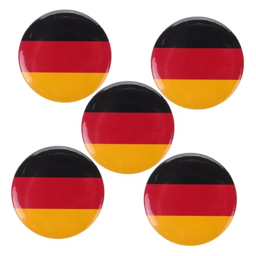 SOIMISS L?nder Anstecknadel Brosche 5Pcs Flagge Brosche Pins Legierung Deutschland Flaggen Broschen Dekorative Brosche für Kragenkleider für Frauen Männer Deutsche Flagge Brosche von SOIMISS