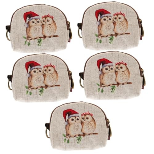 SOIMISS 5stücke Karten Geldbeutel Für Mädchen Cartoon Schlüsselaufbewahrungstasche Kleine Münz Und Zubehörtasche Mit Reißverschluss Für Reisen Sport Und Alltag von SOIMISS