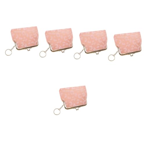 SOIMISS 5stücke Adorable Change Purse Kleines Geldbörsen Schlüsselanhänger Für Karten Münzen Und Transparentes Design Für Schule Und Alltag von SOIMISS