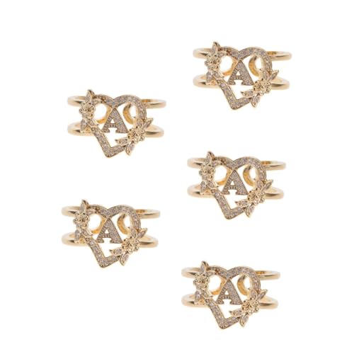 SOIMISS 5st Blumen-buchstabenring Kinderaccessoires Mini-zubehör Tragbares Ringlicht Teelichthalter Plüschpuppentiere Reflektierende Schnürsenkel Mini-telefon Daumenringe Golden Kupfer SOIMISS 5st Blumen-buchstabenring Kinderaccessoires Mini-zubehör Tragbares Ringlicht Teelichthalter Plüschpuppentiere Reflektierende Schnürsenkel Mini-telefon Daumenringe Golden Kupfer von SOIMISS