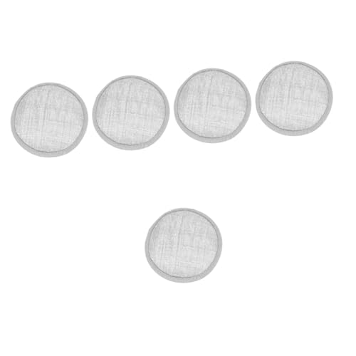 SOIMISS 5st Runder Huthalter Aus Leinen Verschleißfeste Hutbasis Runde Basis Selber Machen Kappen Diy-materialien Basis Für Kopfschmuck Basis Für Hut Machen Hutbasis Für Frauen Hüte Grey von SOIMISS