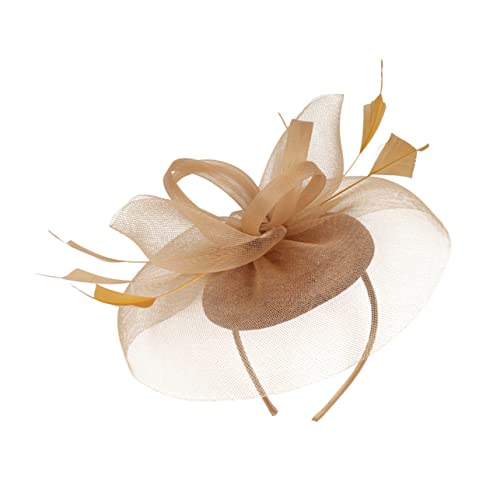 SOIMISS 5stücke Hochzeits Fascinator Mit Federn Und Blumen Elegantes Haarband Für Tea Party Banquet Und Spezielle Anlässe Leicht Und Bequem Perfekter Haarschmuck Für Damen von SOIMISS