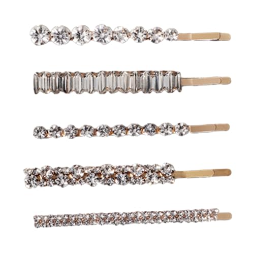 SOIMISS 5stücke Strass-haarnadeln Clips Haarschmuck Damen-haarnadeln Strass-haarspangen Für Hochzeit Party Festive Frisuren von SOIMISS