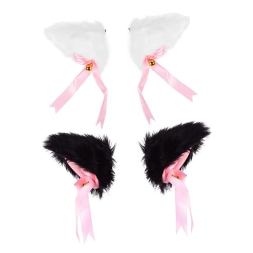 SOIMISS 6paare Katzenohren Haarspange Haarclip Für Cosplay Halloween Und Kostümpartys Leicht Und Bequem Kreative Tierhaarnadel Für Damen Und Mädchen Langlebig Und Sicher Der Anwendung von SOIMISS