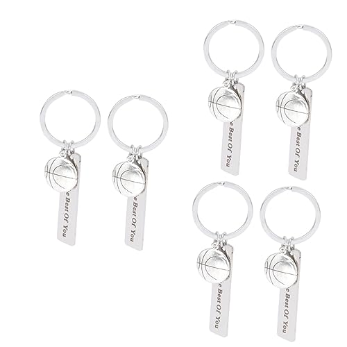 SOIMISS 6stücke Teiliges Basketball Schlüsselanhänger Schlüsselringe Für Dekoration Für Schlüssel Und Taschen Für Zu Weihnachten Und Partys von SOIMISS