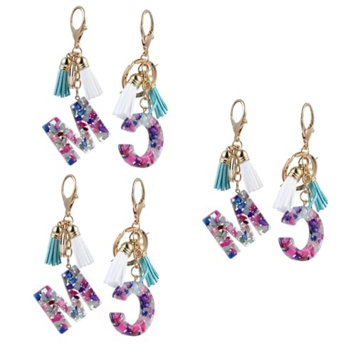 SOIMISS 6stücke Schlüsselanhänger Mit Aus Elegante Taschenanhänger Mit Quaste Modische Schlüsselbund-Dekoration Für Handtaschen Und Rucksäcke Hochwertige Verarbeitung Und Langlebig von SOIMISS