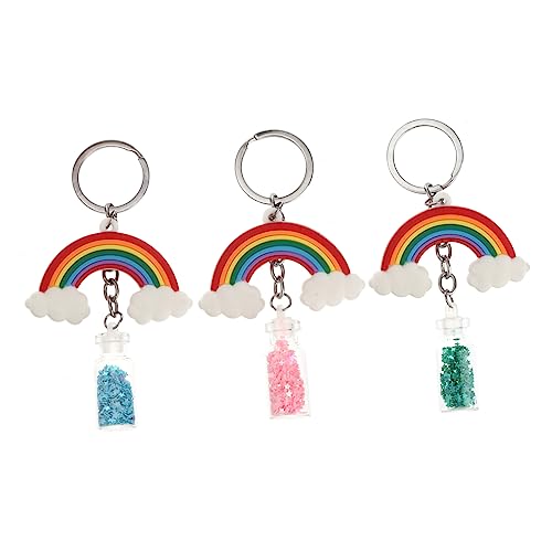 SOIMISS 6stücke Regenbogen Schlüsselanhänger Cartoon Design Leichte Und Trendige Schlüsselanhänger Für Taschen Schlüsselbund Und Dekorative Für Zufällige Farben von SOIMISS