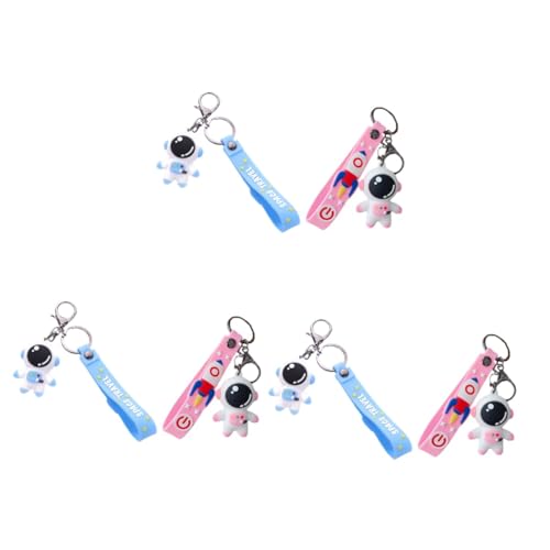 SOIMISS 6stücke Cartoon Schlüsselanhänger Astronauten Rucksack Dekoration Bunte Für Taschen Für Geburtstage Valentinstag Und Weihnachten Langlebig Und Einzigartig Design von SOIMISS