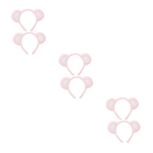 SOIMISS 6stücke Bärchen Ohren Haarreif Süße Haarbänder Für Cosplay Geburtstagsfeiern Und Besondere Anlässe Vielseitige Kopfbedeckung Niedlich Und Auffällig von SOIMISS