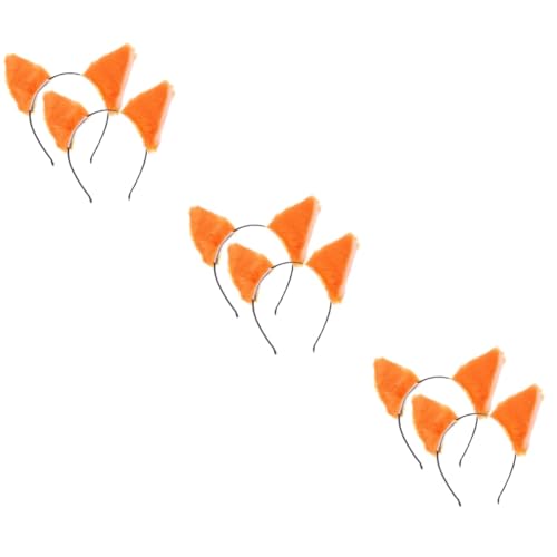 SOIMISS 6stücke Plüsch Katzenohren Haarreifen Furry Animal Ears Stirnbänder Für Kostümpartys Karneval Halloween Cosplay Niedliche Haarschmuckaccessoires Für Damen Und Mädchen von SOIMISS