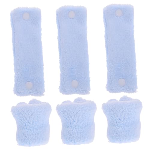 SOIMISS 6 Stück Fleece Lockenwickler Hitze Weiche Haarschonende Haarwickler für Natürlich Definierte Wellen Leicht und Bequem für Schlaf und Alltag Geeignet für Damen und Mädchen von SOIMISS