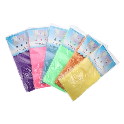 SOIMISS 6 Stück Nylon Badetücher Doppelseitig Strukturierte Rückenschrubber Sanftes Peeling Extra Hautfreundlich gegen Überschüssiges Öl und Abgestorbene Hautzellen für von SOIMISS