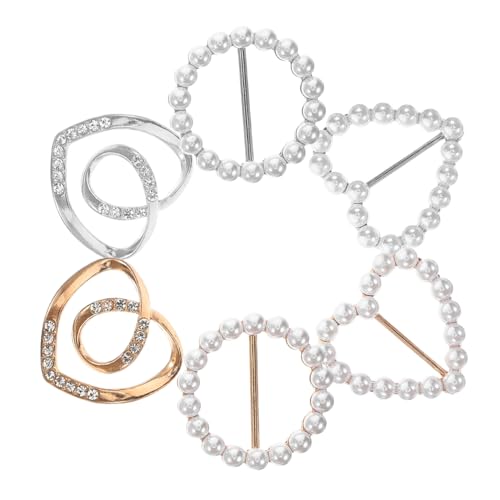 SOIMISS 6 Stück Rhinestone Schal Clip Teiliges Zubehör für Frauen Dekorativer Halstuchverschluss für Kleider Blusen und Schals Vielseitig Einsetzbar Elegantes Design von SOIMISS