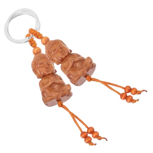SOIMISS Buddha Schlüsselanhänger 6 Stück Schlüsselanhänger Geldbörse Schlüsselanhänger Schlüsselanhänger Anhänger Buddha Schmuck Glücks Schlüsselanhänger Geldbörse Schlüsselanhänger von SOIMISS