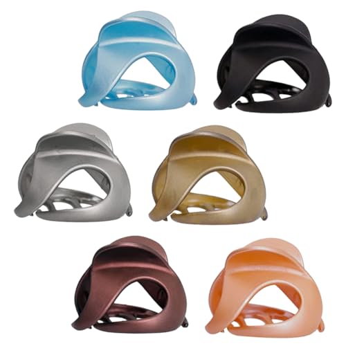 SOIMISS 6 Stück Teiliges Haarklammer für Damen Vielseitige Feste Haarspangen Sechs Farben Schonend Rutschfest für Dutt Alltag und Outdoor Modisches Haaraccessoire für Duschen und Freizeit von SOIMISS