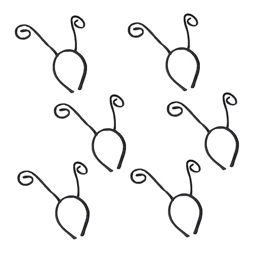 SOIMISS 6 Stück Teiliges Halloween Haarreif mit Ameisen Antennen Schwarzer Haarreifen für Kostüm Party Langlebiges Material als für von SOIMISS