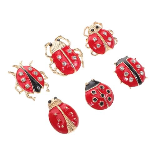 SOIMISS 6 Stück Teiliges Kawaii Broschen Lustige Cartoon Insekten Anstecknadeln für Kleidung Accessoires Robuste Emaille Pins für Taschen Hüte von SOIMISS