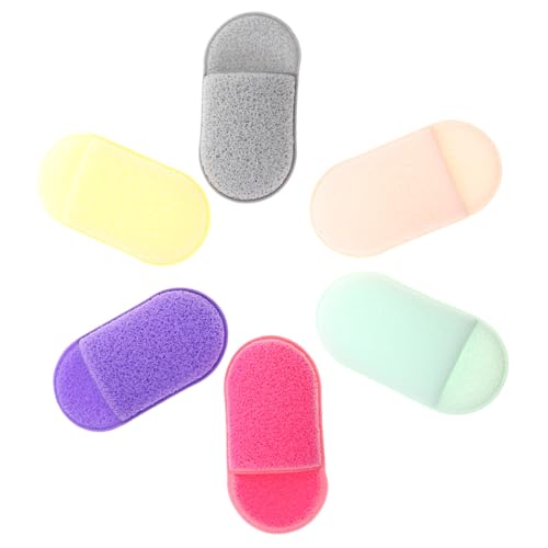 SOIMISS 6 Stück Teiliges Sanfter Gesichtsschwämme für Make up entfernung und Gesichtsreinigung Kompakt Leicht Hautfreundlich für Tägliche Anwendung bei Frauen und Mädchen Zufällige Farbe von SOIMISS