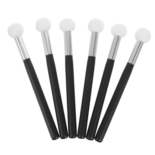 SOIMISS 6-teiliger Concealer-schwammpinsel: Pilzkopf-make-up-schwammpinsel Mit Holzgriff – Nass-trocken-foundation-puder- Für Damen, Kosmetische Schönheit von SOIMISS