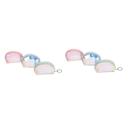 SOIMISS 6stücke Kosmetiktaschen Für Damen Transparente Make-up Aufbewahrungstaschen Praktisch Für Reisen Shopping Und Partys Farben Zufällig von SOIMISS