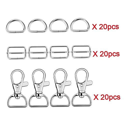 SOIMISS Lustiger Schlüsselanhänger Gepäckhaken Schlüsselanhänger-Set 60-teilig Einfaches Lässiges Design von SOIMISS