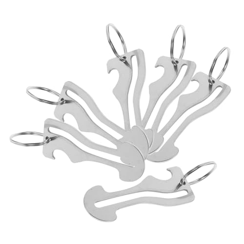 SOIMISS 6er-Pack Einkaufswagen-schlüsselanhänger Uk – Einkaufswagenchip-schlüsselanhänger – Schlüssel-Organizer Mit Viertelhalter von SOIMISS