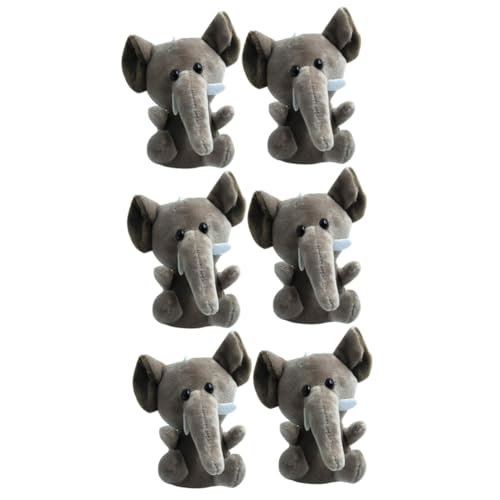 SOIMISS 6stücke Elefant Schlüsselanhänger Kuscheltier Deko Schlüsselring Einzigartige Schlüsselhalter Für Taschen Und Rucksack Als Dekoration von SOIMISS