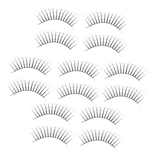 SOIMISS 7 Paare Halloween Wimpern Künstliche Cluster False Lashes für Frauen Kreative Bühnen-makeup Accessoires für Maskerade Cosplay Kostümparty und Bühnenauftritte von SOIMISS