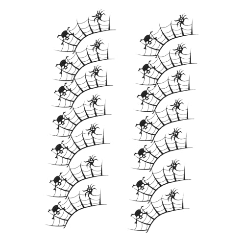 SOIMISS 7 Paare Leichte Bequeme Fake Eyelashes mit Kreativen Designs für Frauen Einfache Anwendung für Halloween Partys und Festival Make-up von SOIMISS