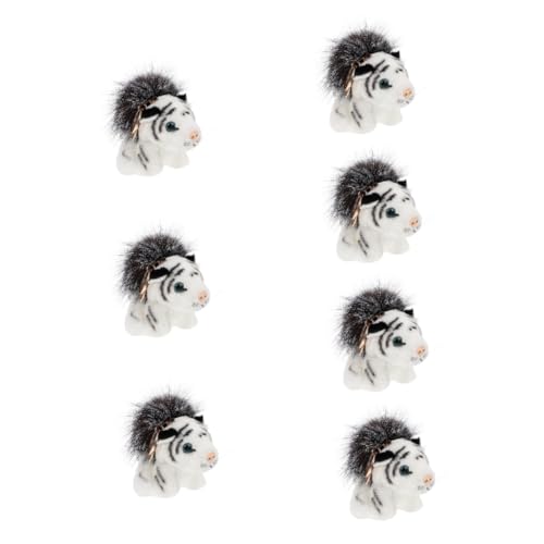 SOIMISS 7stücke Tiger Schlüsselanhänger Aus Niedlicher Tiger Für Taschen Rucksäcke Und Für Freunde Langlebig Und Leicht von SOIMISS