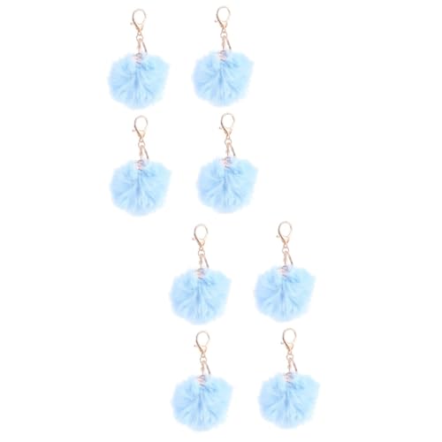 SOIMISS 8stücke Schlüsselanhänger Mit Fuzzy- Und Blumenmotiv Einzigartige Taschenanhänger Für Handtaschen Und Rucksäcke Kreative Deko Für Schlüssel Und von SOIMISS