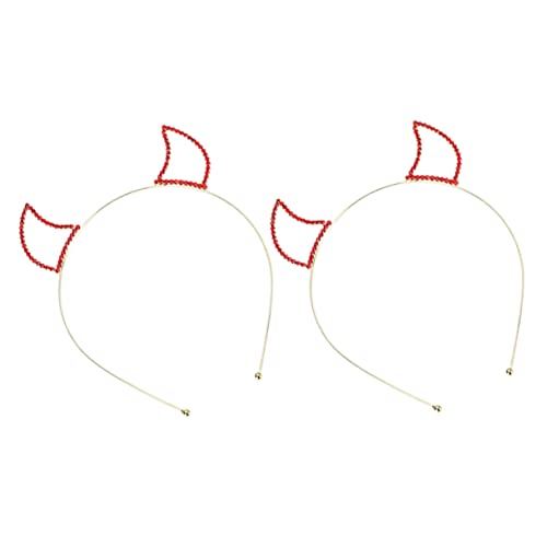 SOIMISS 8stücke Rhinestone Teufelshörner Haarreif Für Halloween Und Cosplay Glitzernde Kostüm Accessoires Für Partys Und Festivals Leicht Und Bequem Zu Tragen von SOIMISS